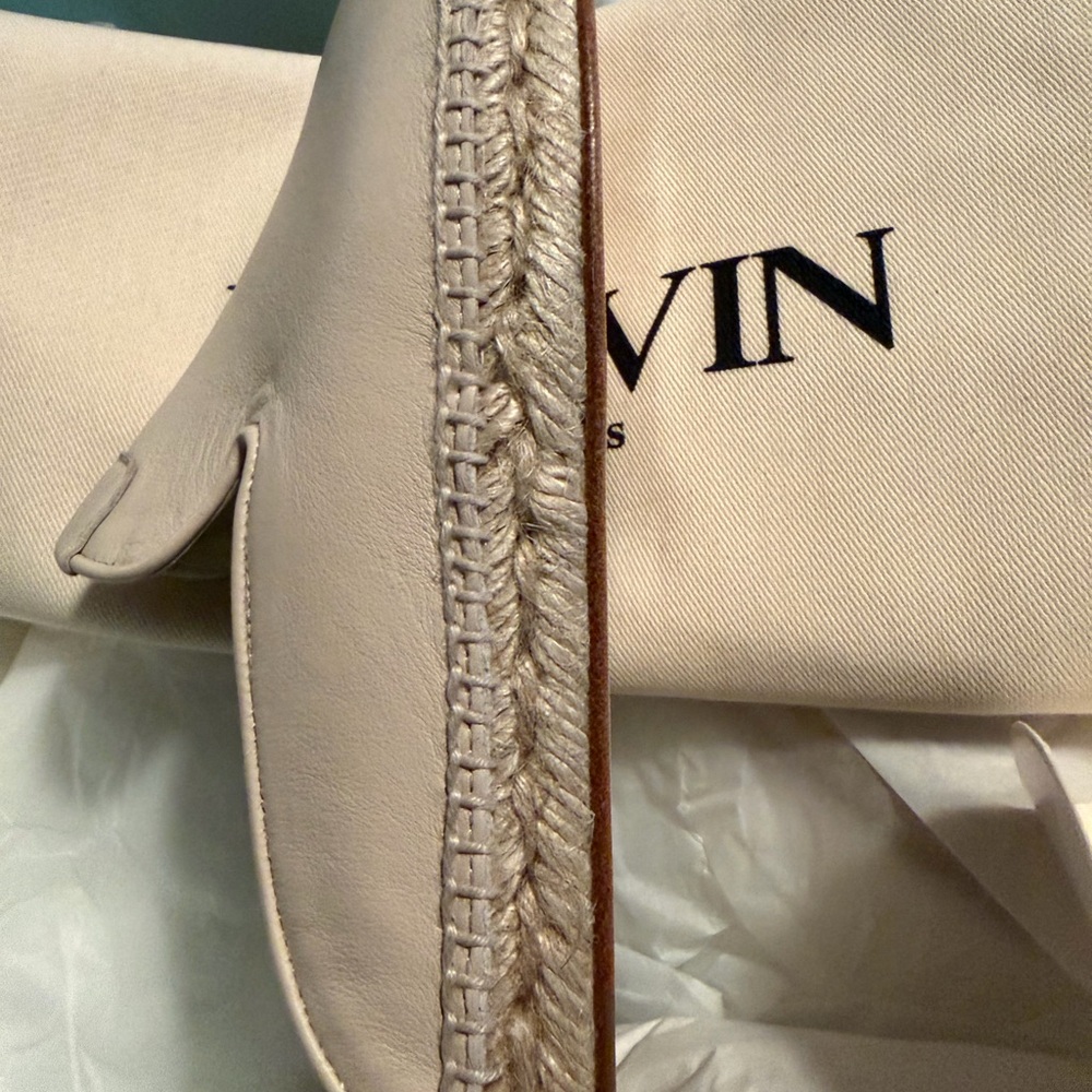 MAJOR SALE Size 40 LANVIN espadrille mule new in box and shoe bags. - Picture 4 of 10